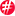 Hashtag Logo Menü